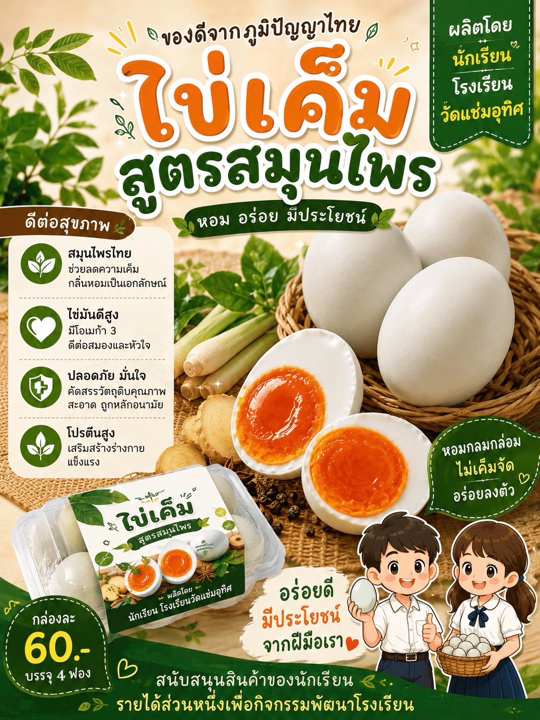 ไข่เค็ม สูตรสมุนไพร - Image 2